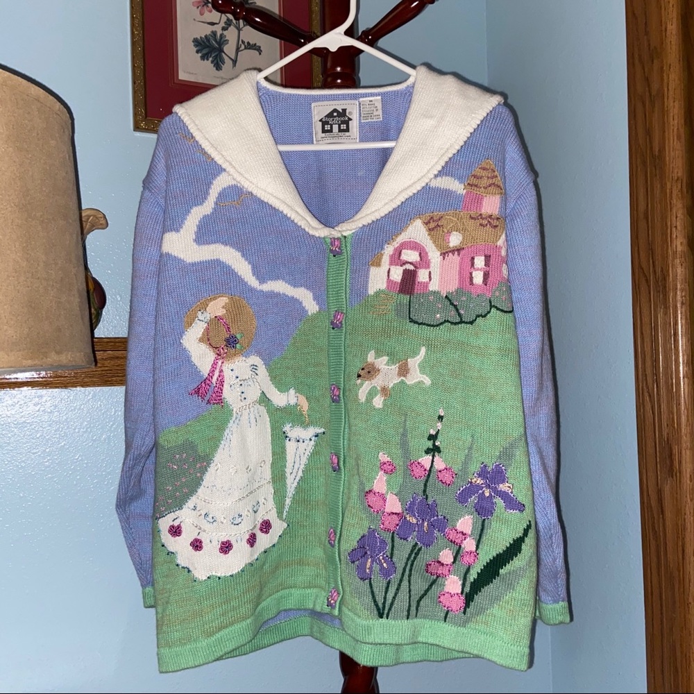 Storybook knit sweater